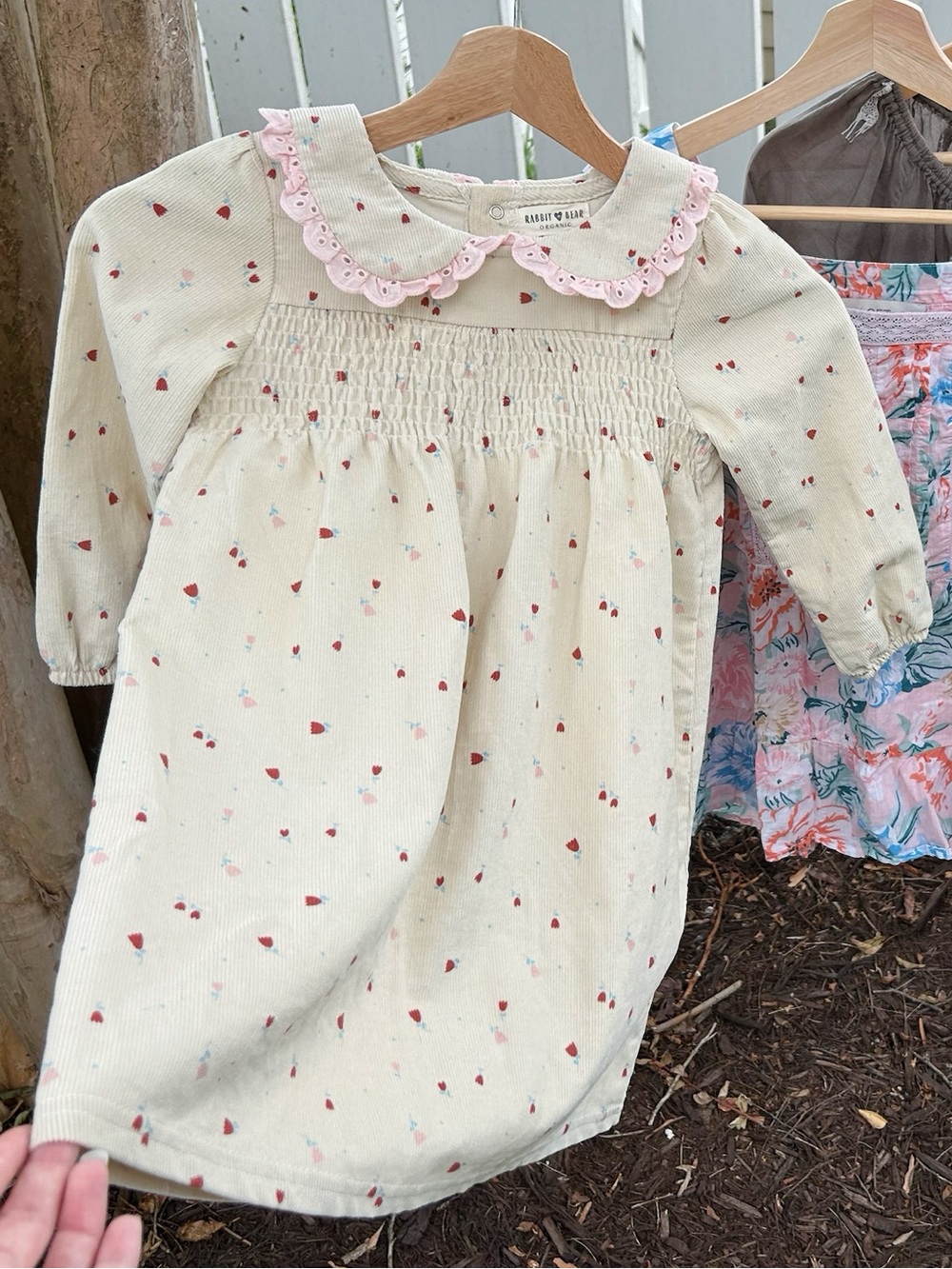 100% Organic Cotton Corduroy Dress